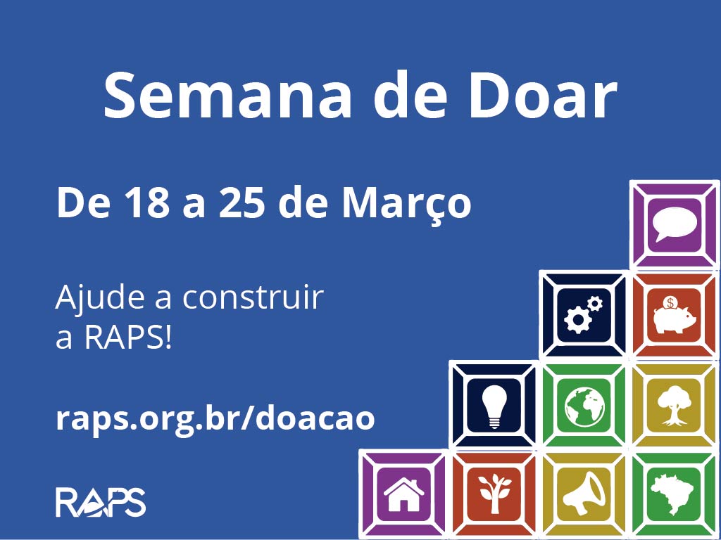 RAPS realiza Semana de Doar até o dia 25 de março