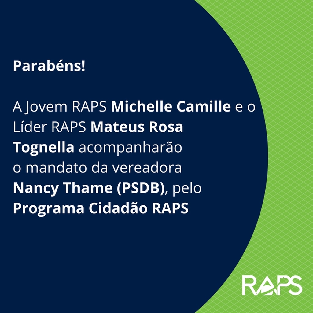 Programa Cidadão RAPS: lideranças femininas abrem seus mandatos parlamentares