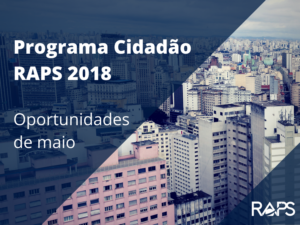 Edição de maio do Programa Cidadão oferece três oportunidades