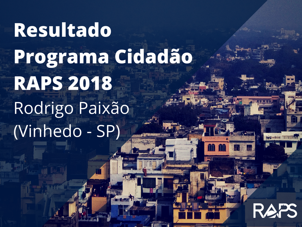 Confira as selecionadas para o Programa Cidadão RAPS de Abril!