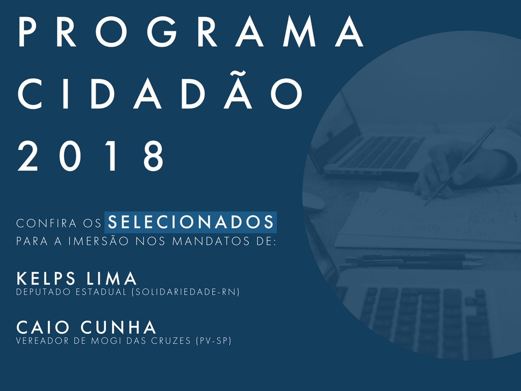 Conheça os cinco selecionados do Programa Cidadão de maio!