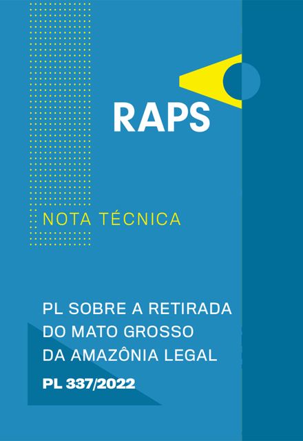 Nota Técnica: retirada do Mato Grosso da Amazônia Legal