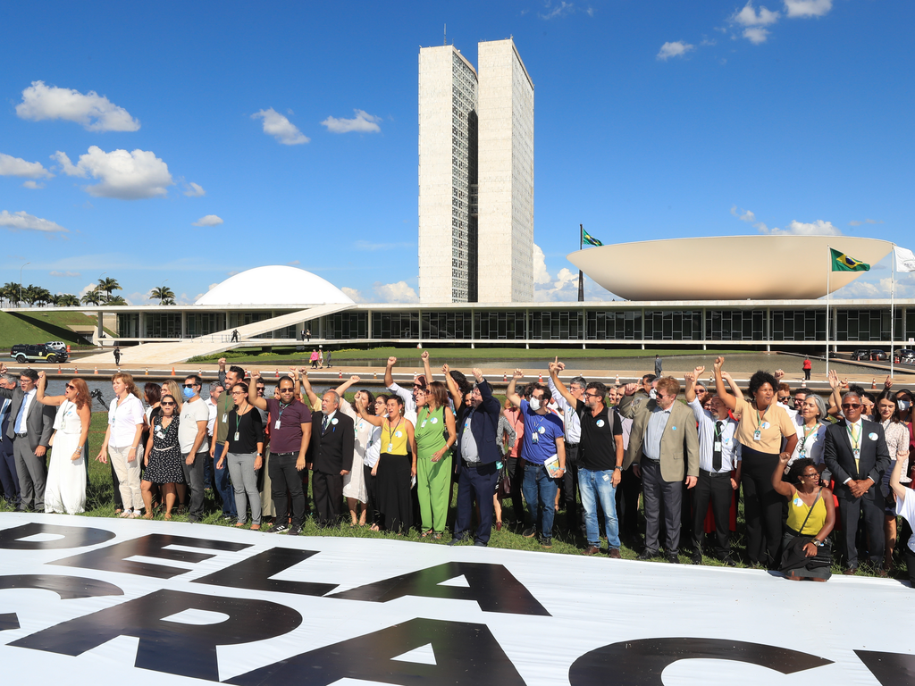 Ato pela democracia no Congresso Nacional