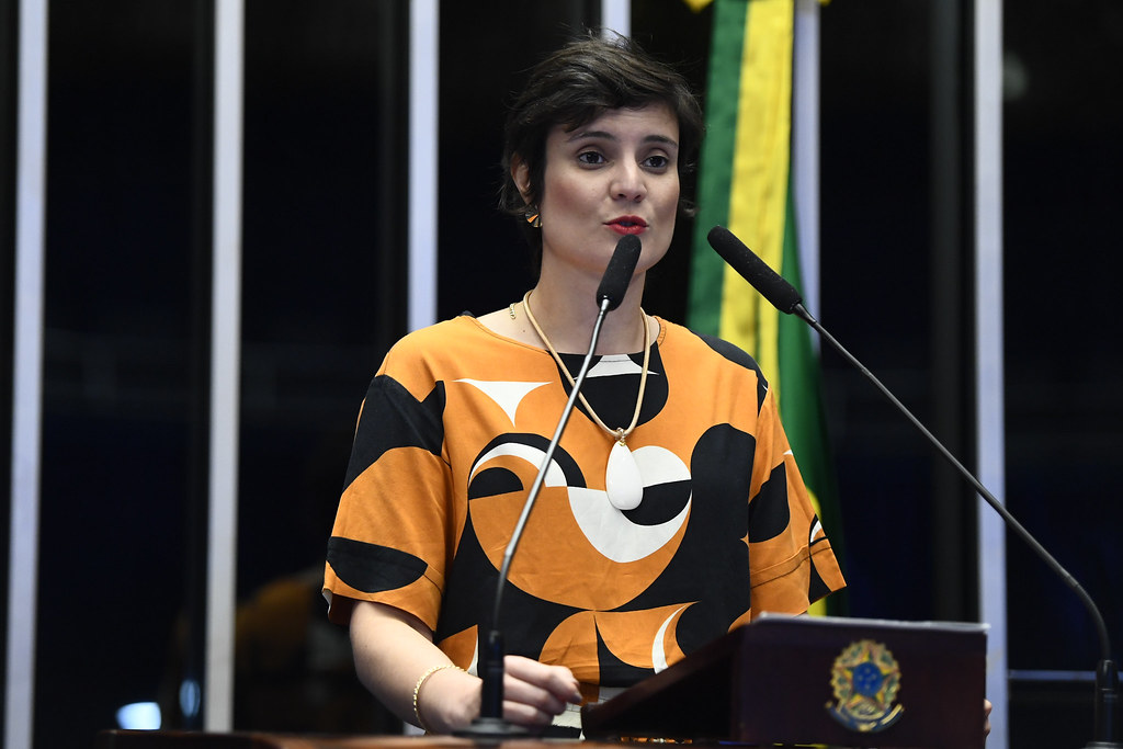 Mônica Sodré em sessão do Senado sobre COP 28